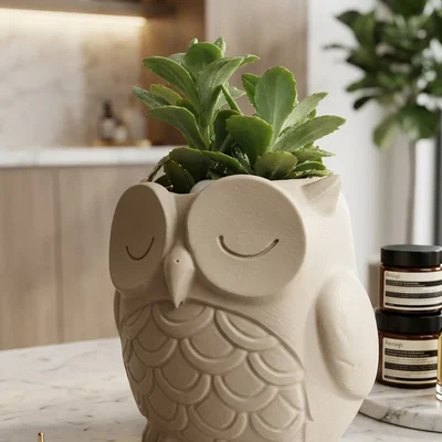 BÌNH HOA CÚ (OWL VASE)
