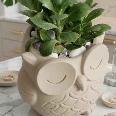BÌNH HOA CÚ (OWL VASE)
