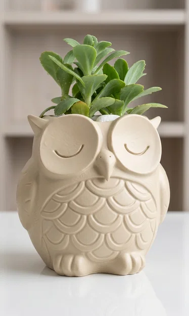 BÌNH HOA CÚ (OWL VASE) - Image 4