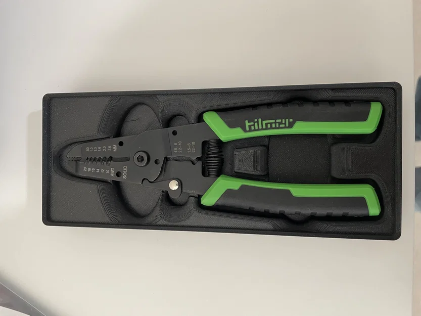 Khay Gridfinity cho kìm tuốt dây Hilmor - Image 2