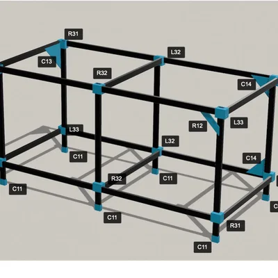 CRAFTO JOIN TX — BẢN DEMO MIỄN PHÍ | Khớp nối chân & góc cho ống thép 20×40mm