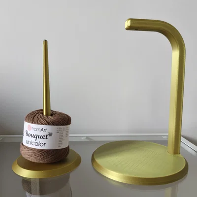 Giá đỡ cuộn len 3D tiện dụng cho người đan móc (Knitting Yarn Spool Holder)