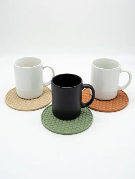 Đế Lót Ly Hình Lục Giác (Hexagon Cup Coaster) - Image 1
