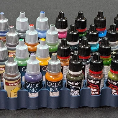 Giá đỡ lọ sơn (Paint bottle holder)
