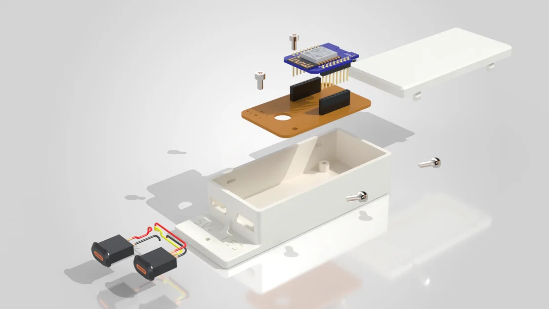 Vỏ hộp WLED cho Wemos D1 Mini - Image 2