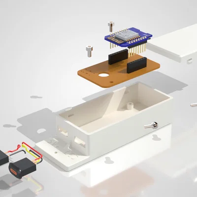 Vỏ hộp WLED cho Wemos D1 Mini