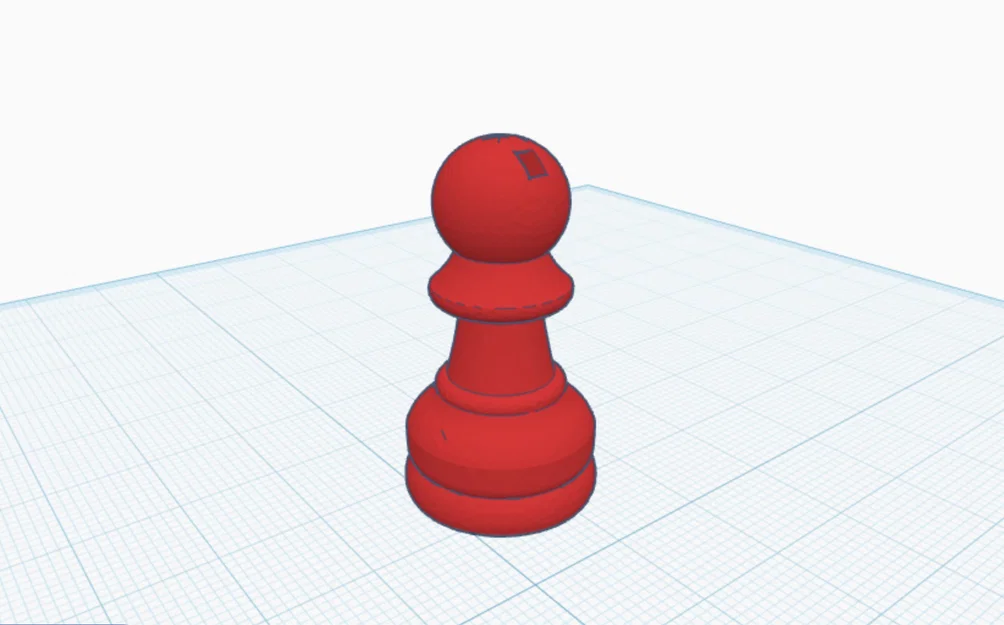 Móc khóa quân Tốt (Chess Pawn) in 3D độc đáo cho tín đồ cờ vua - Image 1