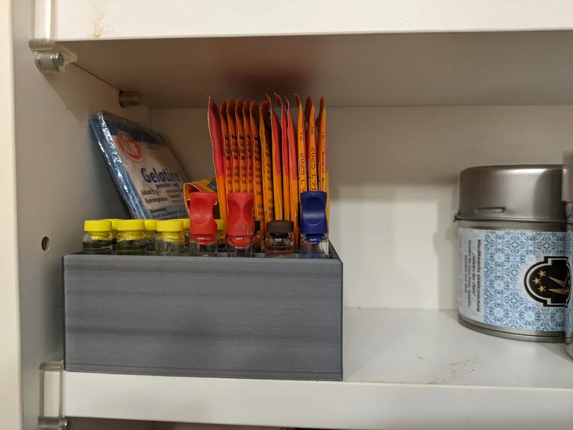 Khay đựng bột nở và ống hương liệu làm bánh cho nhà bếp - Image 6