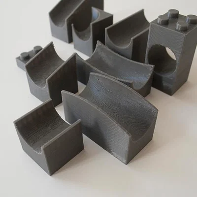 Bộ đồ chơi đường chạy bi - Gạch lắp ráp và các mảnh ghép tương thích