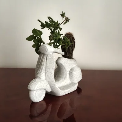 Mini Vespa Planter – Chậu cây in 3D phong cách Vespa
