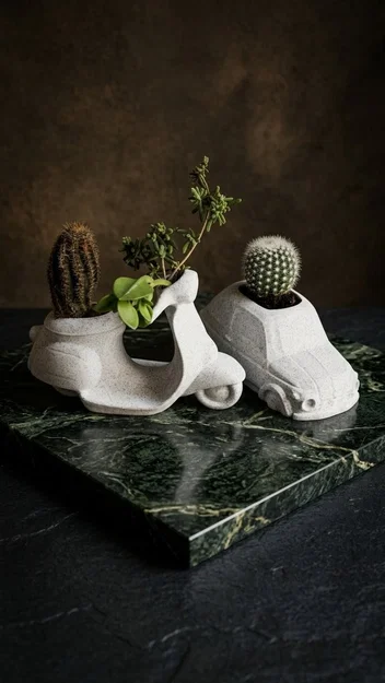 Mini Vespa Planter – Chậu cây in 3D phong cách Vespa - Image 5