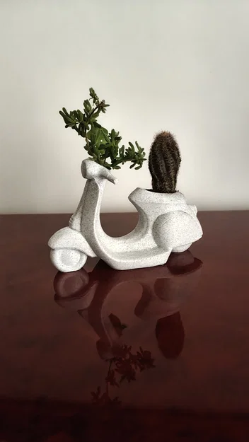 Mini Vespa Planter – Chậu cây in 3D phong cách Vespa - Image 6