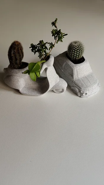 Mini Vespa Planter – Chậu cây in 3D phong cách Vespa - Image 9