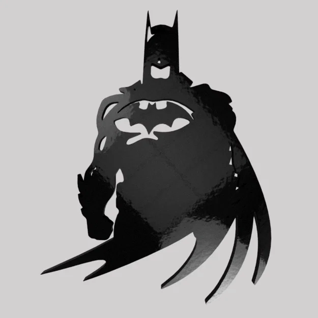 Dark Knight - Silhouette tối giản cho tín đồ 3D Printing - Image 1