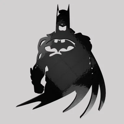 Dark Knight - Silhouette tối giản cho tín đồ 3D Printing