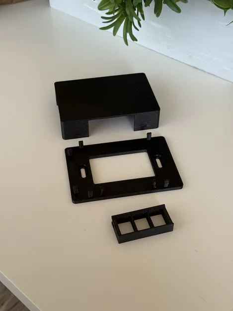 Đế âm tường cho 3 cổng Keystone (Bản cải tiến) - Image 4