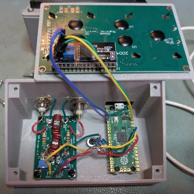 Vỏ hộp cho thiết bị đo công suất/SWR dùng Pi Pico