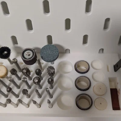 Khay đựng mũi mài DREMEL cho bảng treo Skadis Ikea