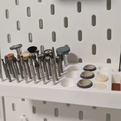 Khay đựng mũi mài DREMEL cho bảng treo Skadis Ikea