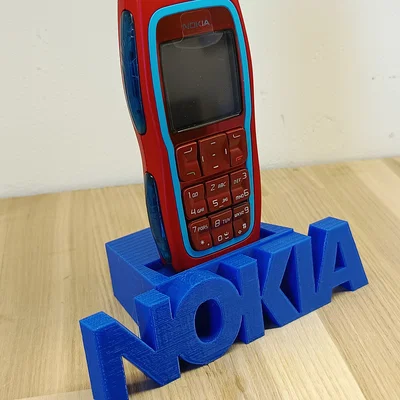 Đế để điện thoại Nokia phong cách retro in 3D độc đáo