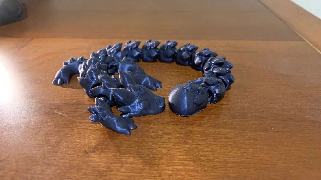 Spiky Flexi Dragon - Mẫu Rồng Gai Linh Hoạt Dễ In 3D - Image 2