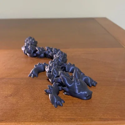 Spiky Flexi Dragon - Mẫu Rồng Gai Linh Hoạt Dễ In 3D