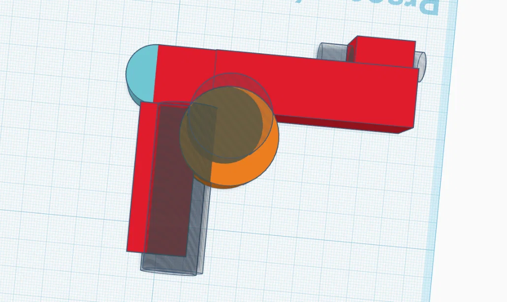 Mô hình súng đồ chơi 3D (Gun 2) thiết kế tối giản - Image 1