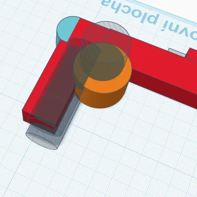 Mô hình súng đồ chơi 3D (Gun 2) thiết kế tối giản