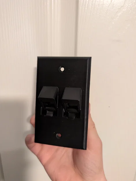 Mặt che ổ cắm tường Keystone kiểu Mỹ 2 cổng - In 3D chuyên nghiệp - Image 1