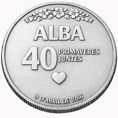 Mô hình đồng xu kỷ niệm 40 năm Alba in 3D đẹp mắt