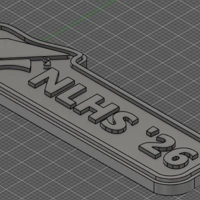 Mẫu móc khóa tốt nghiệp NLHS 2026 độc đáo cho tín đồ in 3D