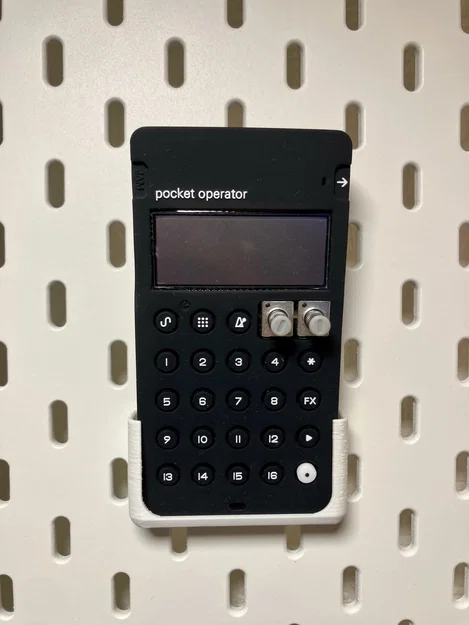 Giá treo 3D cho Teenage Engineering Pocket Operator (IKEA SKÅDIS) - Image 1