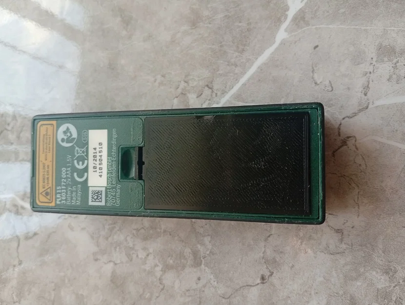 Nắp đậy ngăn pin thay thế cho máy đo Bosch PLR15 (In 3D) - Image 1
