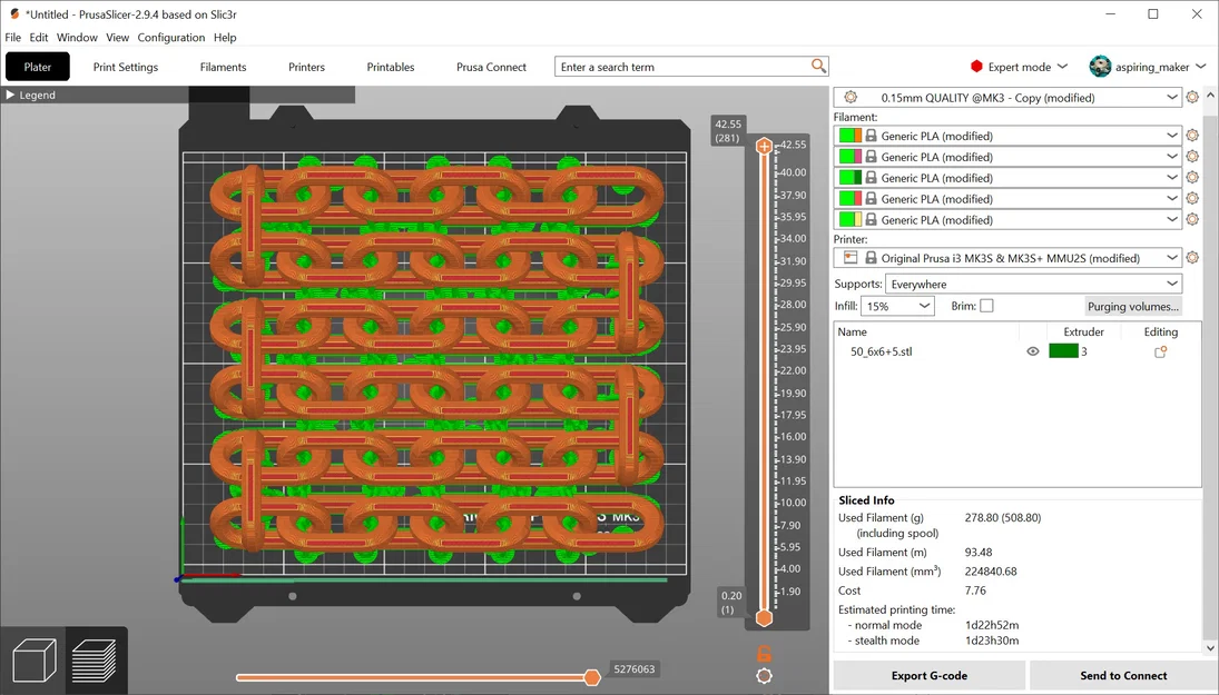 Mô hình mắt xích lớn (Large link chain) - Image 2