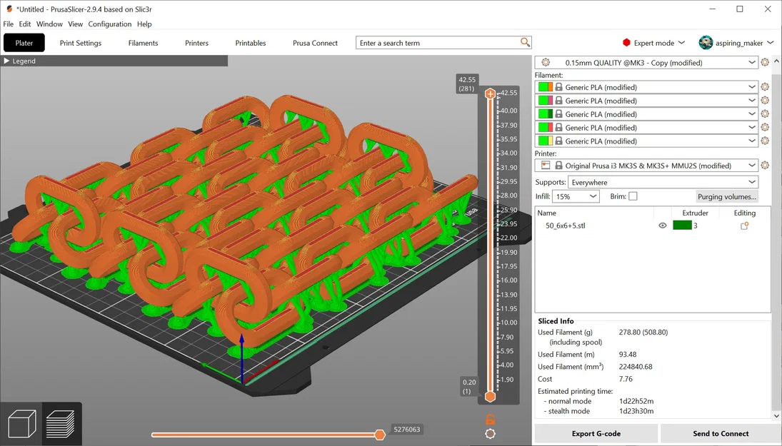 Mô hình mắt xích lớn (Large link chain) - Image 3