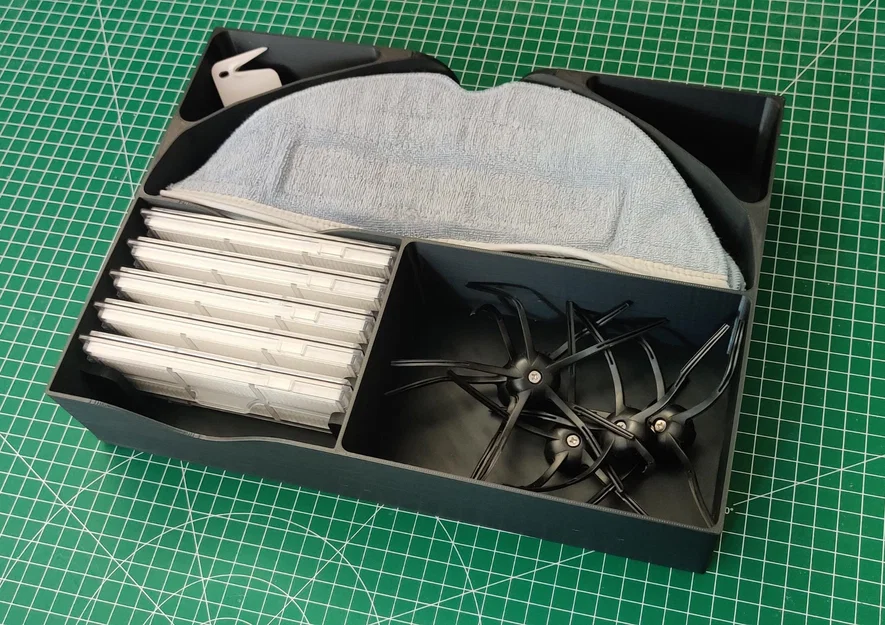 Khay 3D Sắp Xếp Phụ Kiện Cho Roborock S7 Gọn Gàng - Image 1