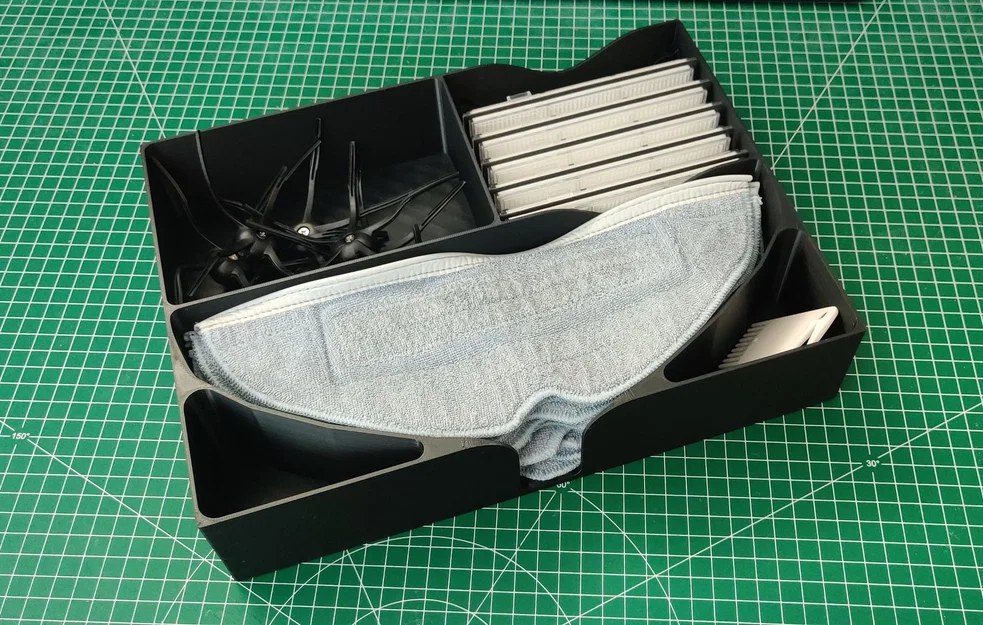 Khay 3D Sắp Xếp Phụ Kiện Cho Roborock S7 Gọn Gàng - Image 2