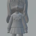 Mô hình 3D Osaka từ Azumanga Daioh đáng yêu (cao 7.5cm) - Thumbnail 2
