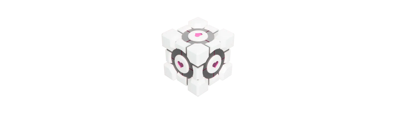 Mô hình Weighted Companion Cube từ Portal - Image 1