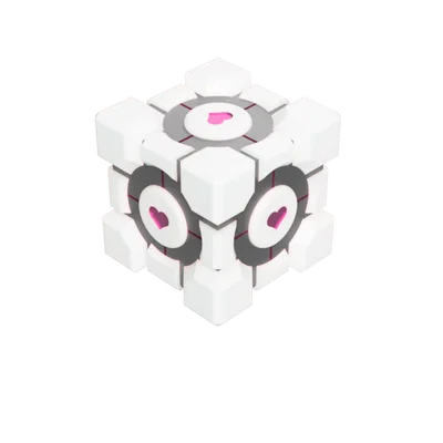 Mô hình Weighted Companion Cube từ Portal