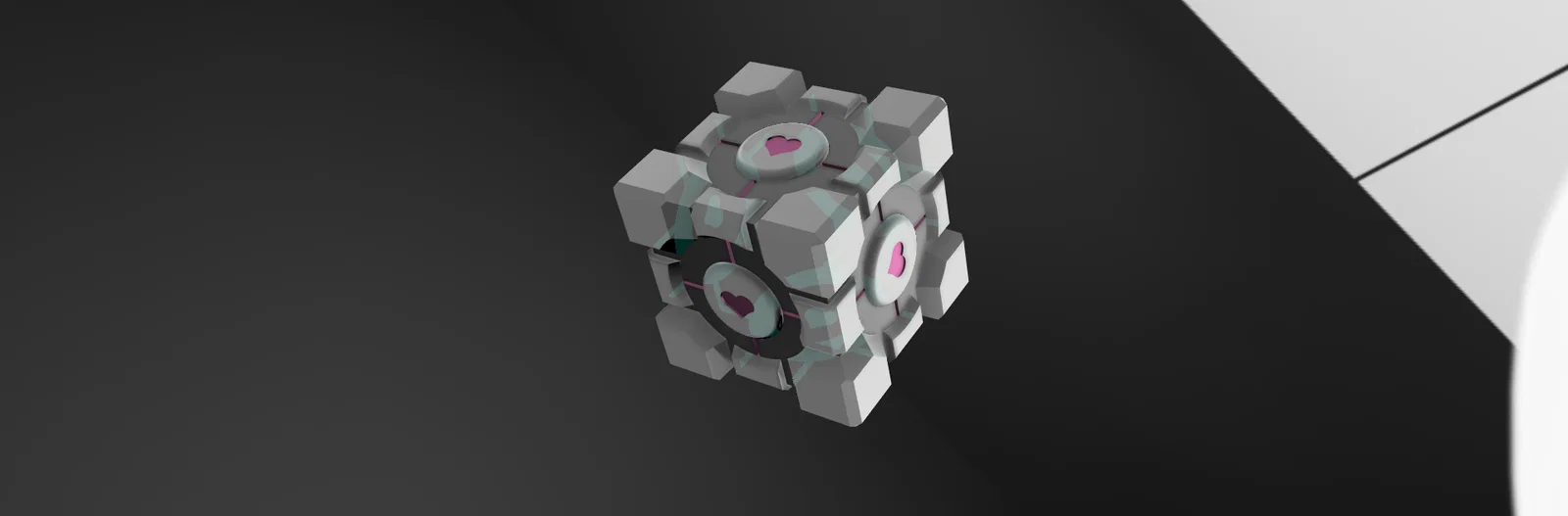 Mô hình Weighted Companion Cube từ Portal - Image 2