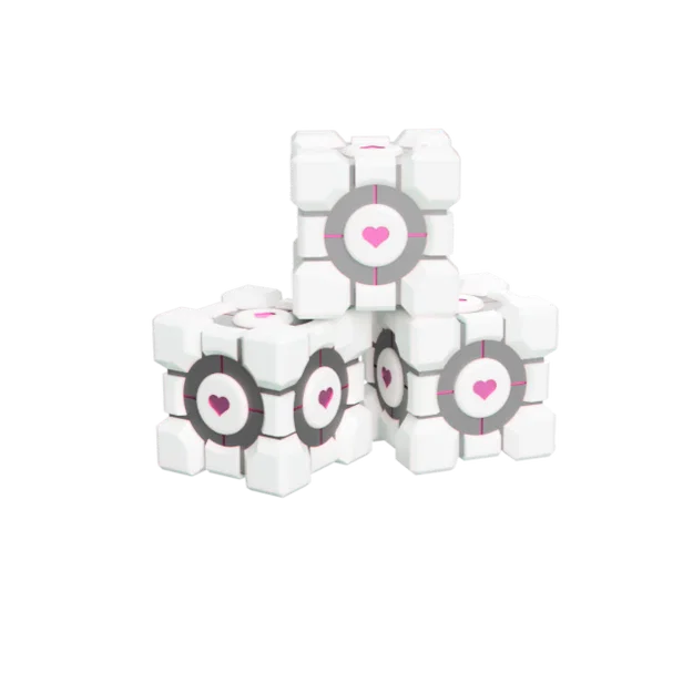 Mô hình Weighted Companion Cube từ Portal - Image 3