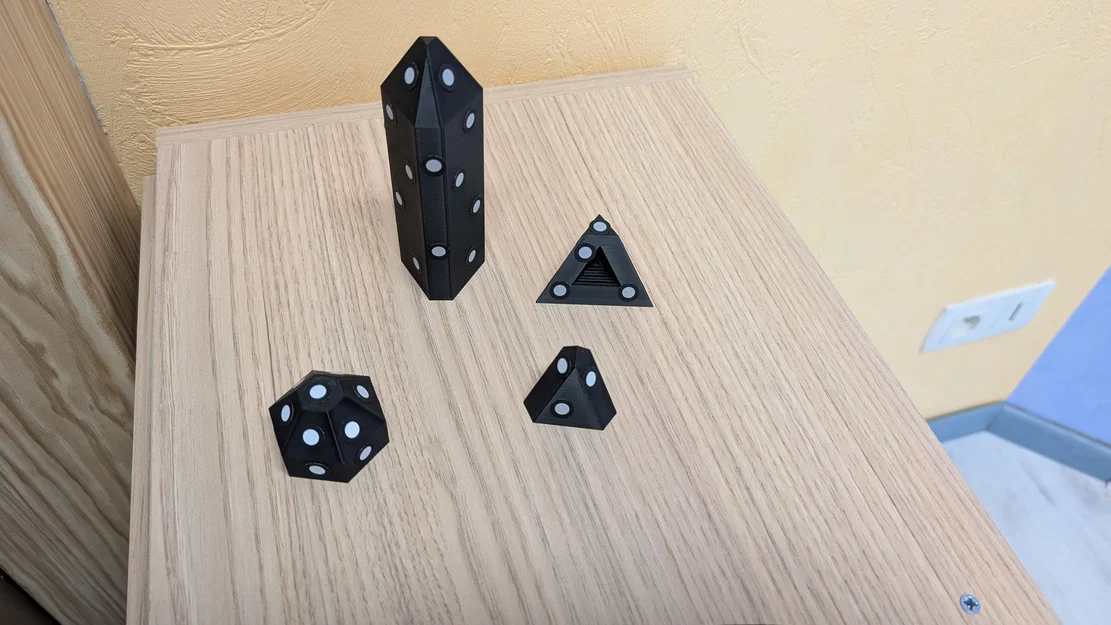 Plateau 345mm cho Revopoint T 125 và bộ trụ đánh dấu 3D từ tính (108 nam châm 6x3mm) - Image 7