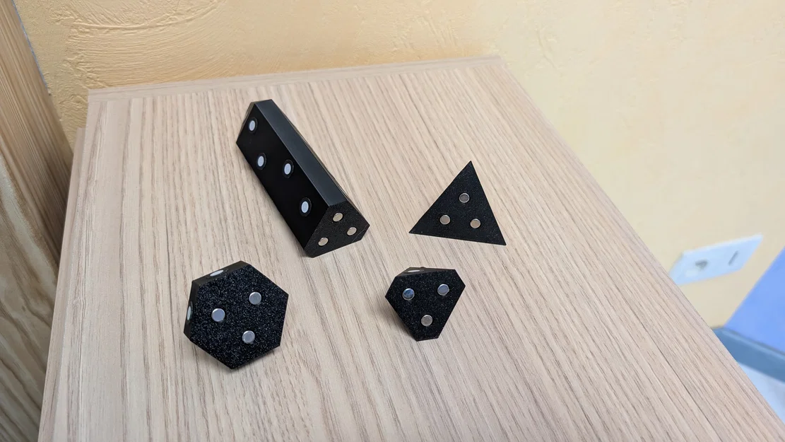 Plateau 345mm cho Revopoint T 125 và bộ trụ đánh dấu 3D từ tính (108 nam châm 6x3mm) - Image 8