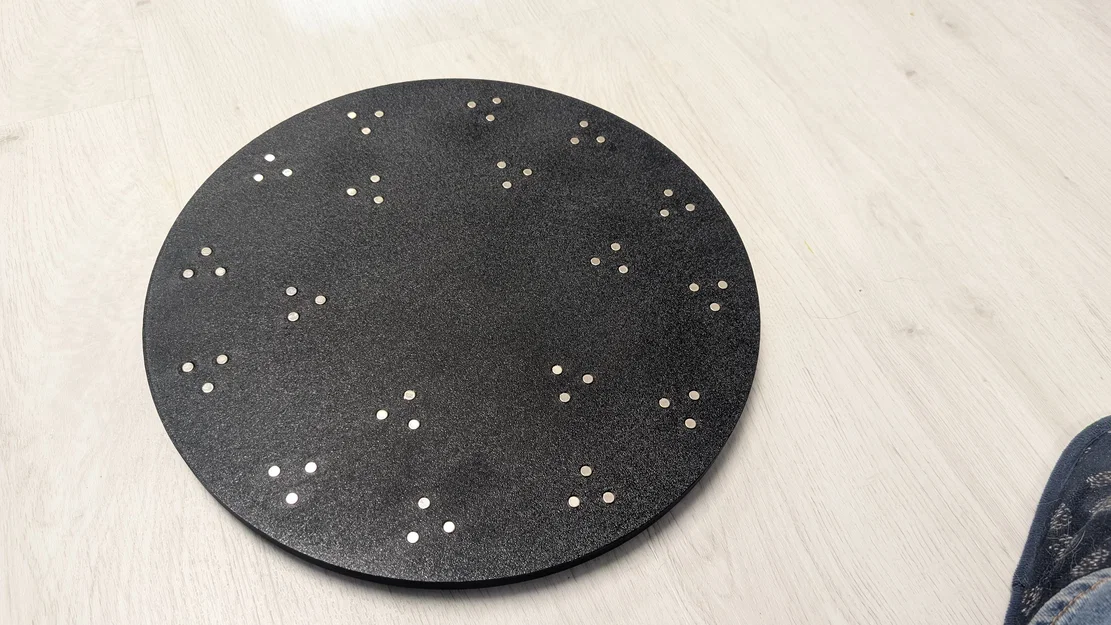 Plateau 345mm cho Revopoint T 125 và bộ trụ đánh dấu 3D từ tính (108 nam châm 6x3mm) - Image 20