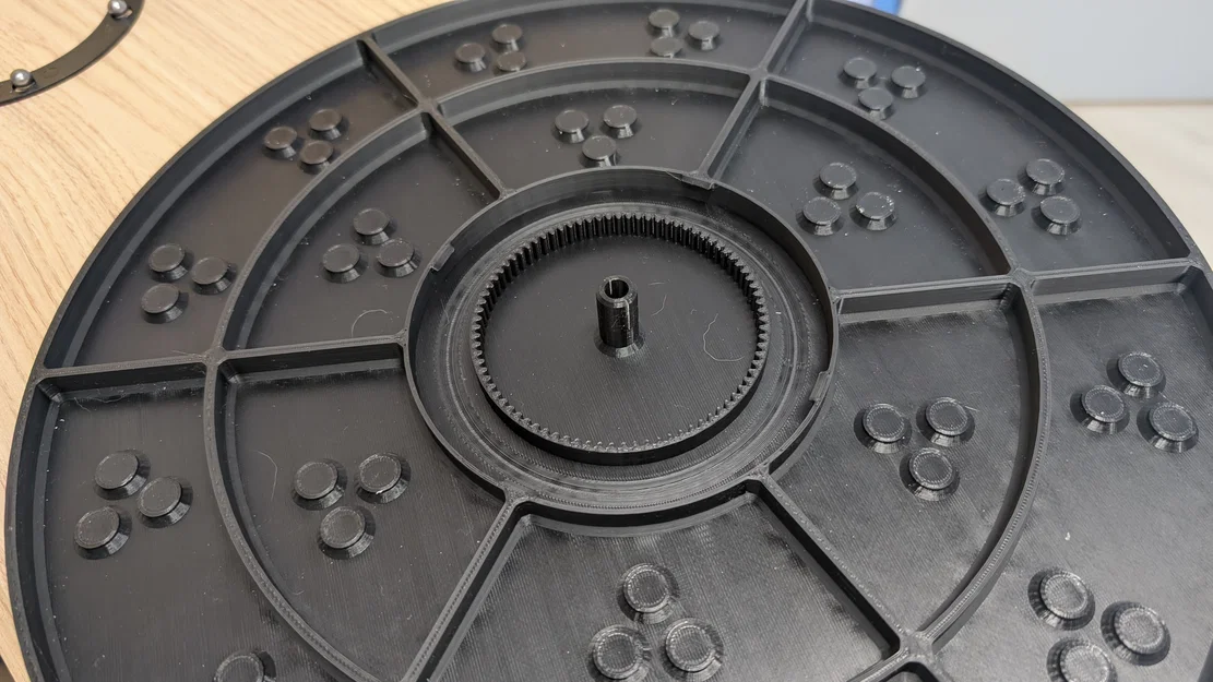 Plateau 345mm cho Revopoint T 125 và bộ trụ đánh dấu 3D từ tính (108 nam châm 6x3mm) - Image 21