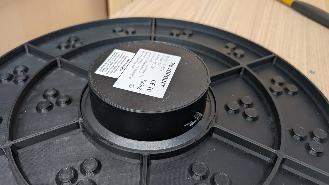 Plateau 345mm cho Revopoint T 125 và bộ trụ đánh dấu 3D từ tính (108 nam châm 6x3mm) - Image 23