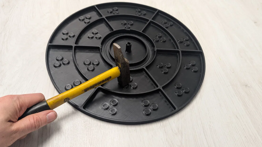 Plateau 345mm cho Revopoint T 125 và bộ trụ đánh dấu 3D từ tính (108 nam châm 6x3mm) - Image 24