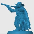 Mô hình Lizardfolk Gunslinger cho game nhập vai - Thumbnail 2