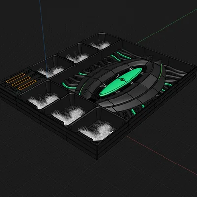Chambre 017 - Tác phẩm điêu khắc treo tường in 3D phong cách Sci-fi